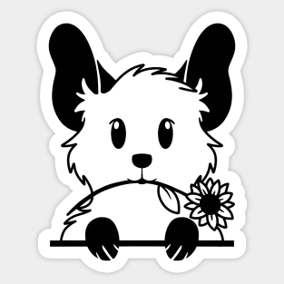 Flower Degu Sticker